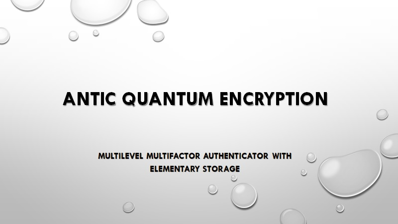 Anti-quantum encryption